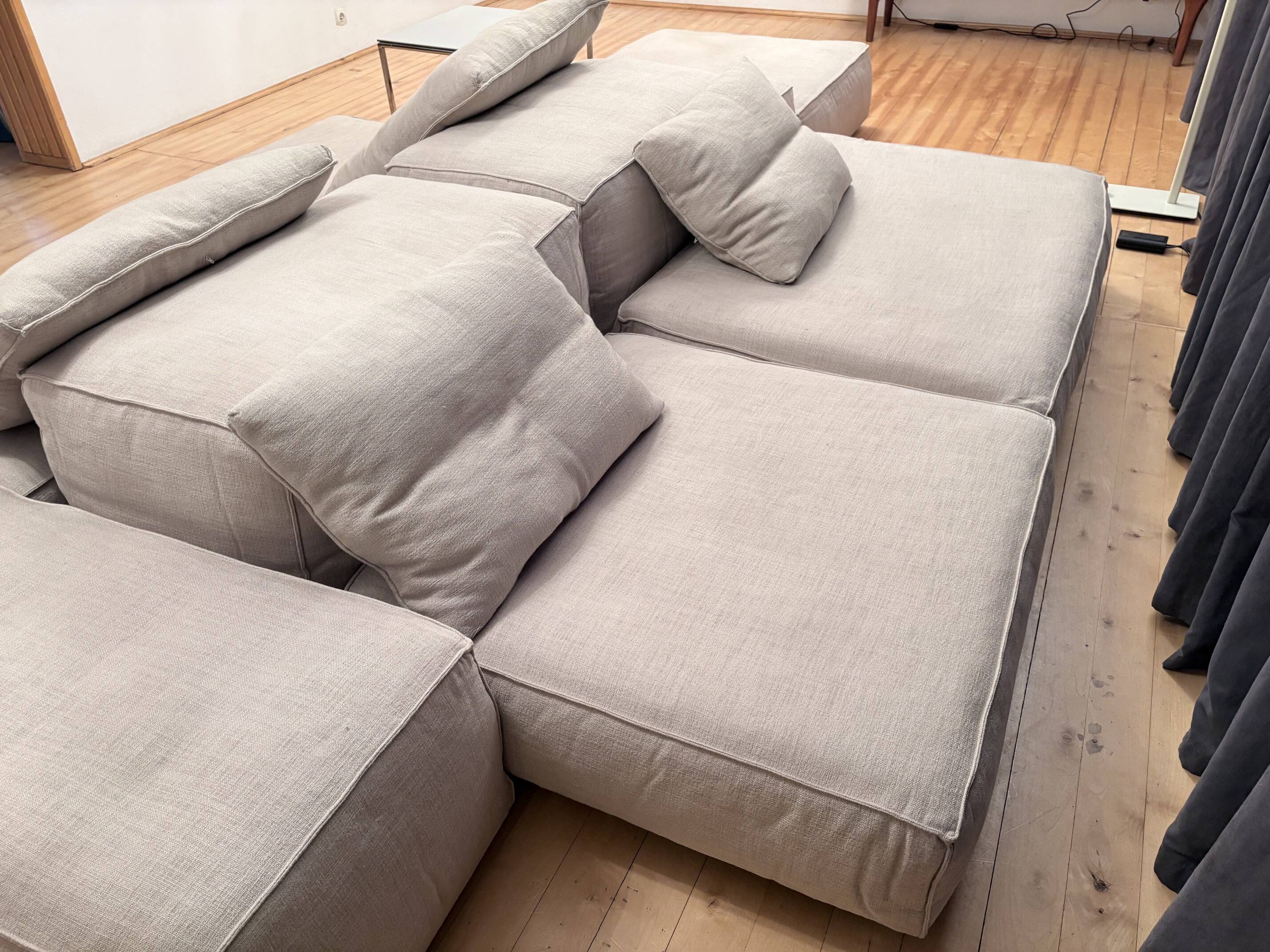 Extrasoft modular sofa designed by Piero Lissoni, Living Divani, Italy