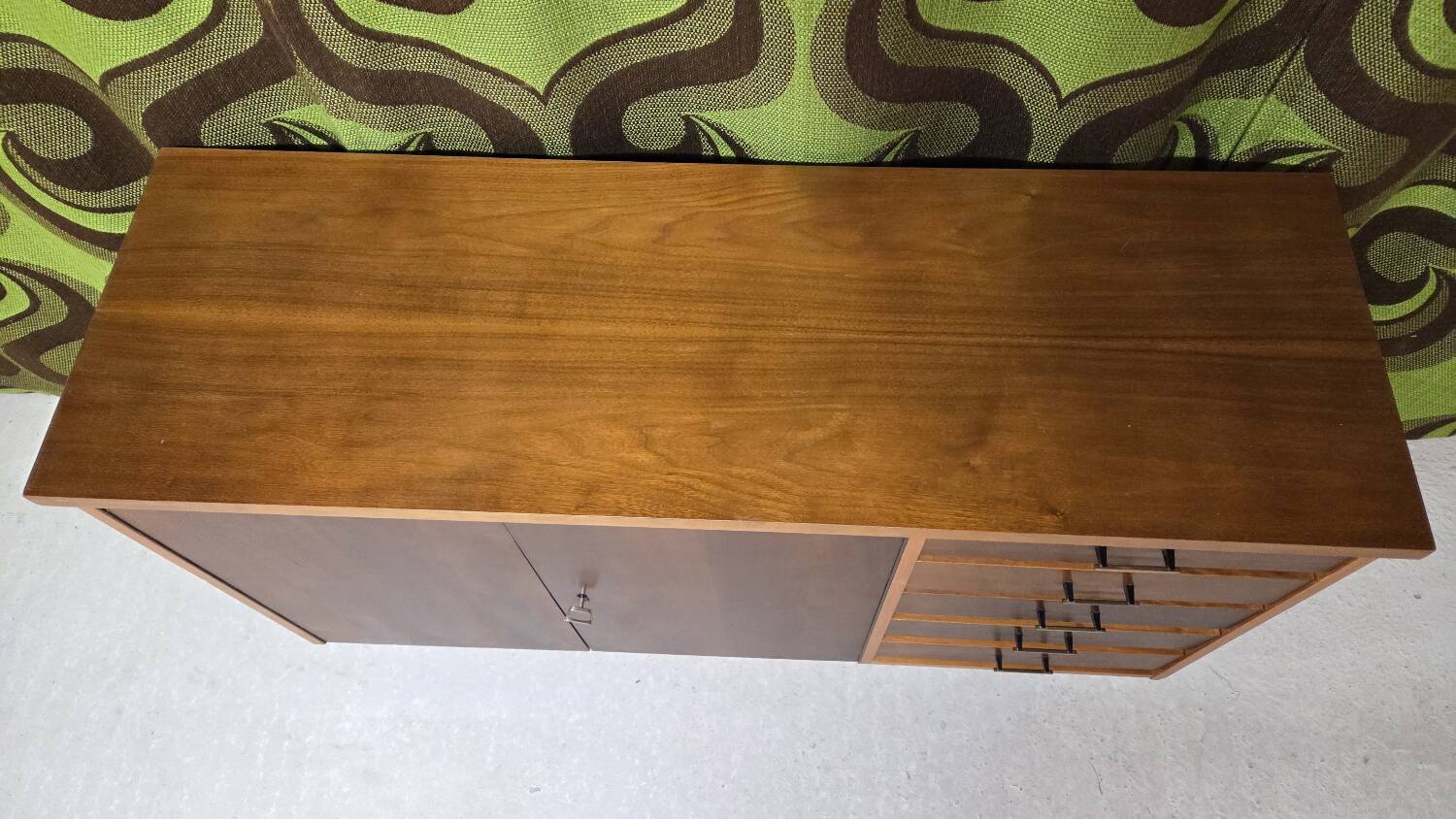 "1970 teak library enfilade"