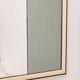 Vintage 70's wall mirror silver frame italian design