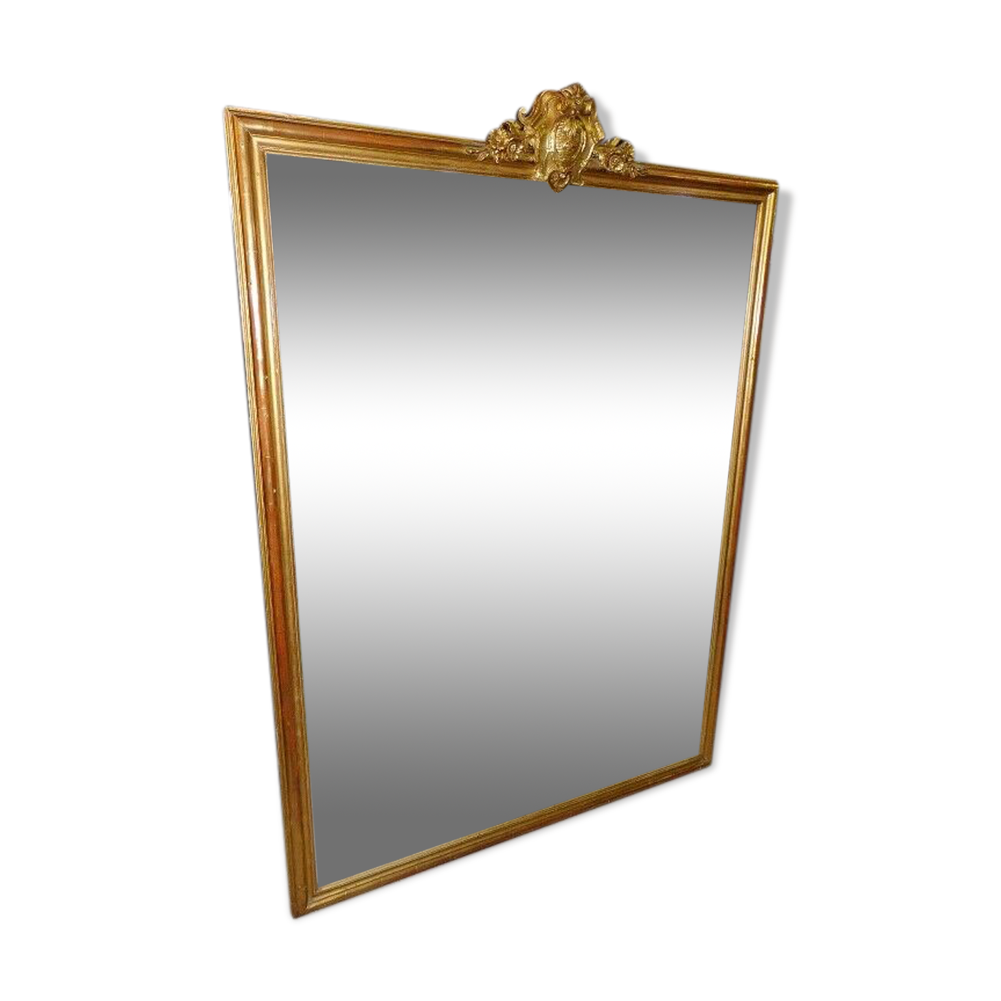 Miroir doré du XIX ème siècle 159cm x 114 cm