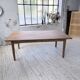 Farm table pitch pine 2 x 1 m from the 1950s