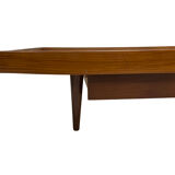 Vintage mid century daybed teak design with drawers