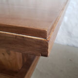 Walnut art-deco table