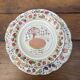6 plates and 1 dish GIEN twentieth century