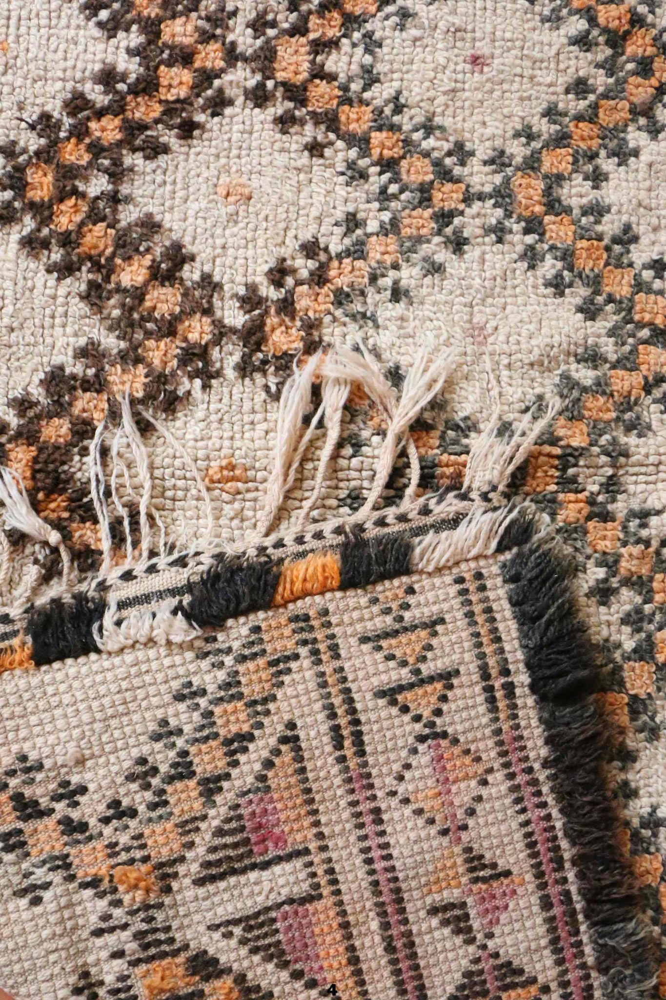 Tapis beni ouarain ancien marocain