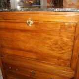 Louis XVI period light mahogany secretary