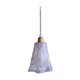 Lilac glass globe suspension