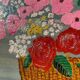 Peinture bouquet de fleurs tableau naïf