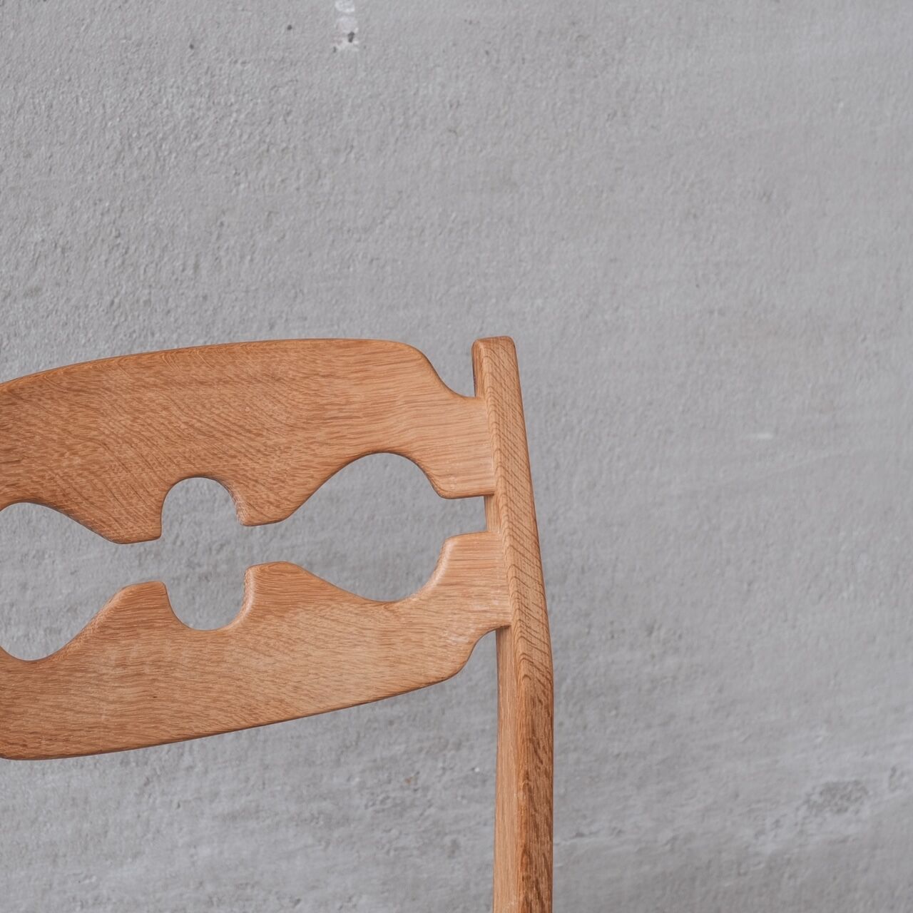 Oak razor danish mid-century dining chairs