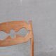 Oak razor danish mid-century dining chairs