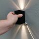 A beautiful up/down wall lamp, designed in Italy in the 1990s.