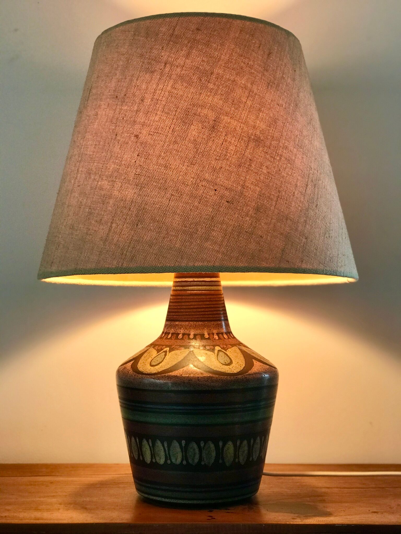 Vintage ceramic lamp base