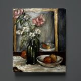 Table 60's "Bouquet in the Mirror" signed J. Paul