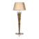 A french gilt wrought iron floor lamp, attributed to maison bagues c.1970