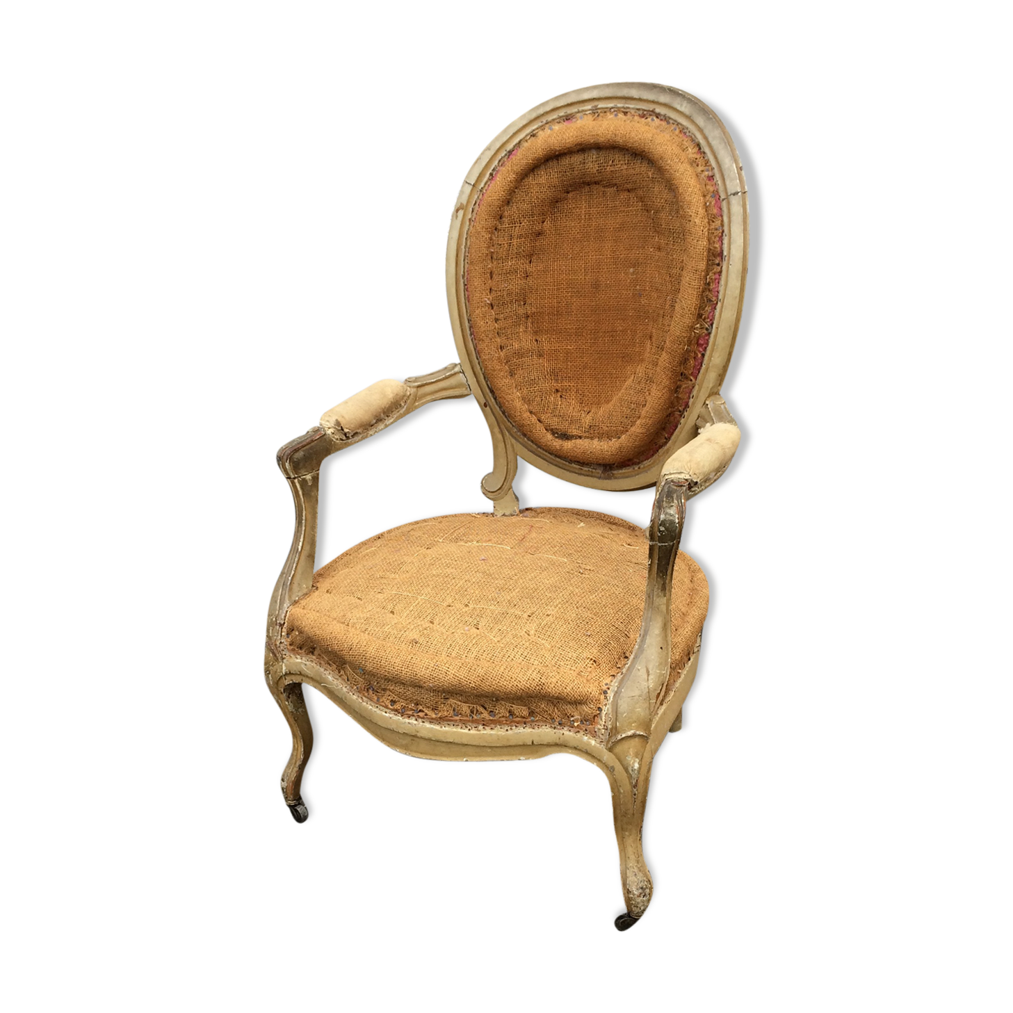Old decorative armchair
