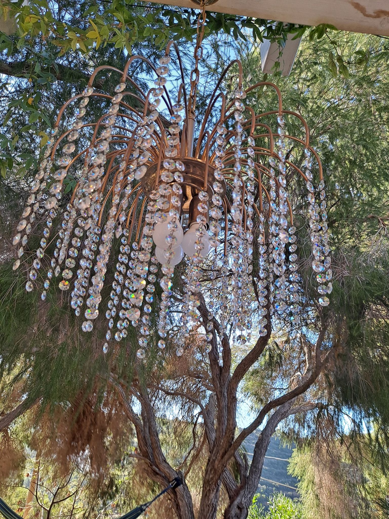 Vintage Italian Waterfall Chandelier