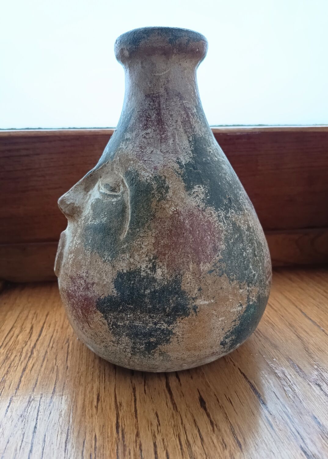 Handcrafted anthropomorphic vase