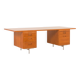 Bureau de direction extra large en teck, style danois du milieu du XXe siècle, années 1970