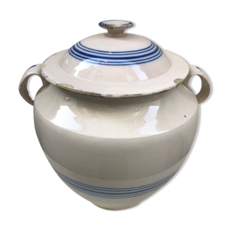 Pot à confit terre vernissée début xx