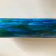 XXL ceramic ceramic earth varnished turquoise 1970
