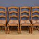 Set of 8 beech chairs – 1980