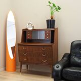 Walnut secretary, Danish design, 1970s, production: Denmark