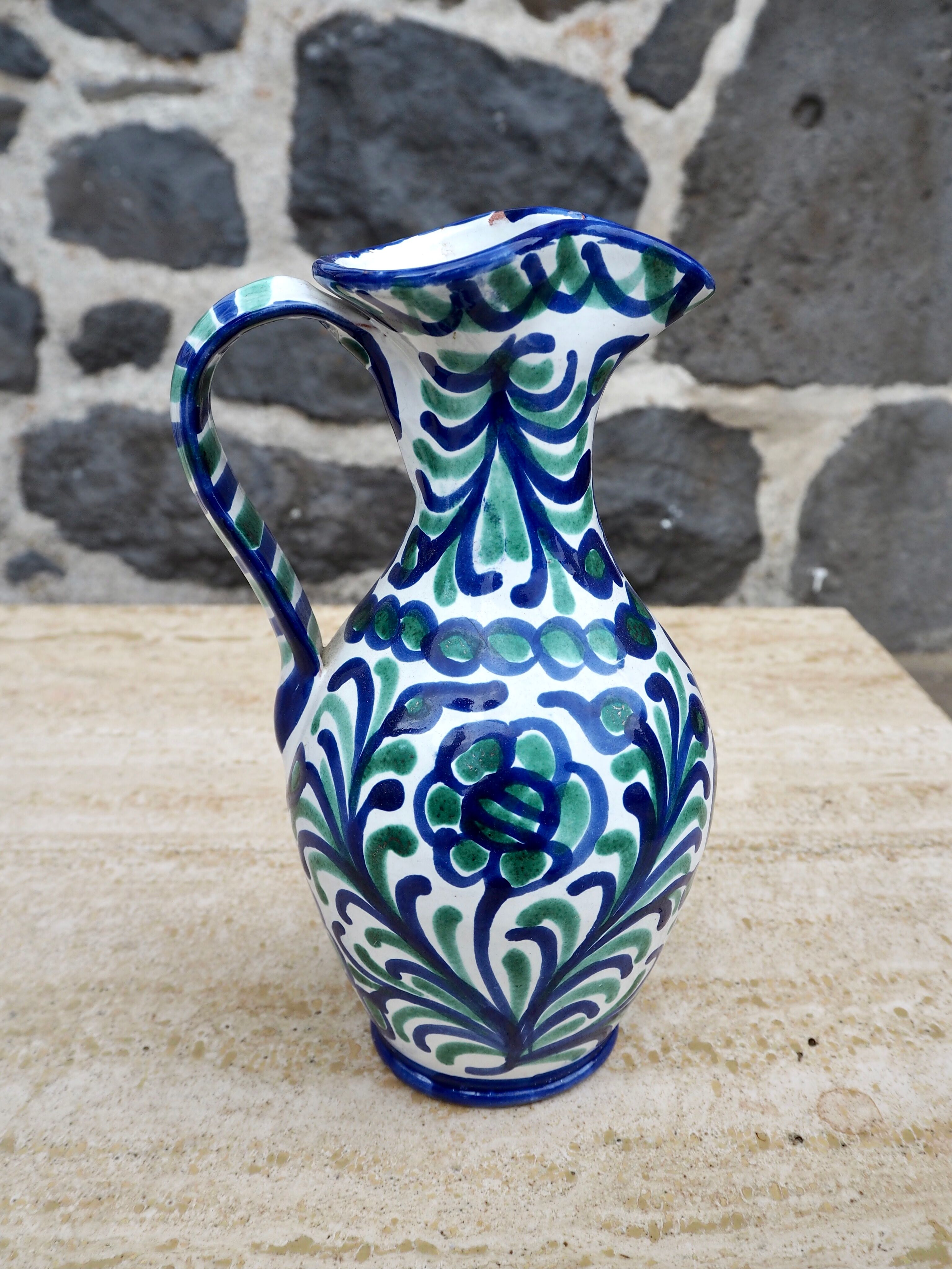 Spanish ceramic pitcher, 1970s