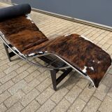 Cassina lc4 le corbusier original in cowhide new in its box
