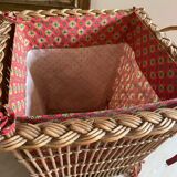 Large vintage wicker basket.