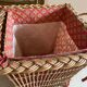 Large vintage wicker basket.