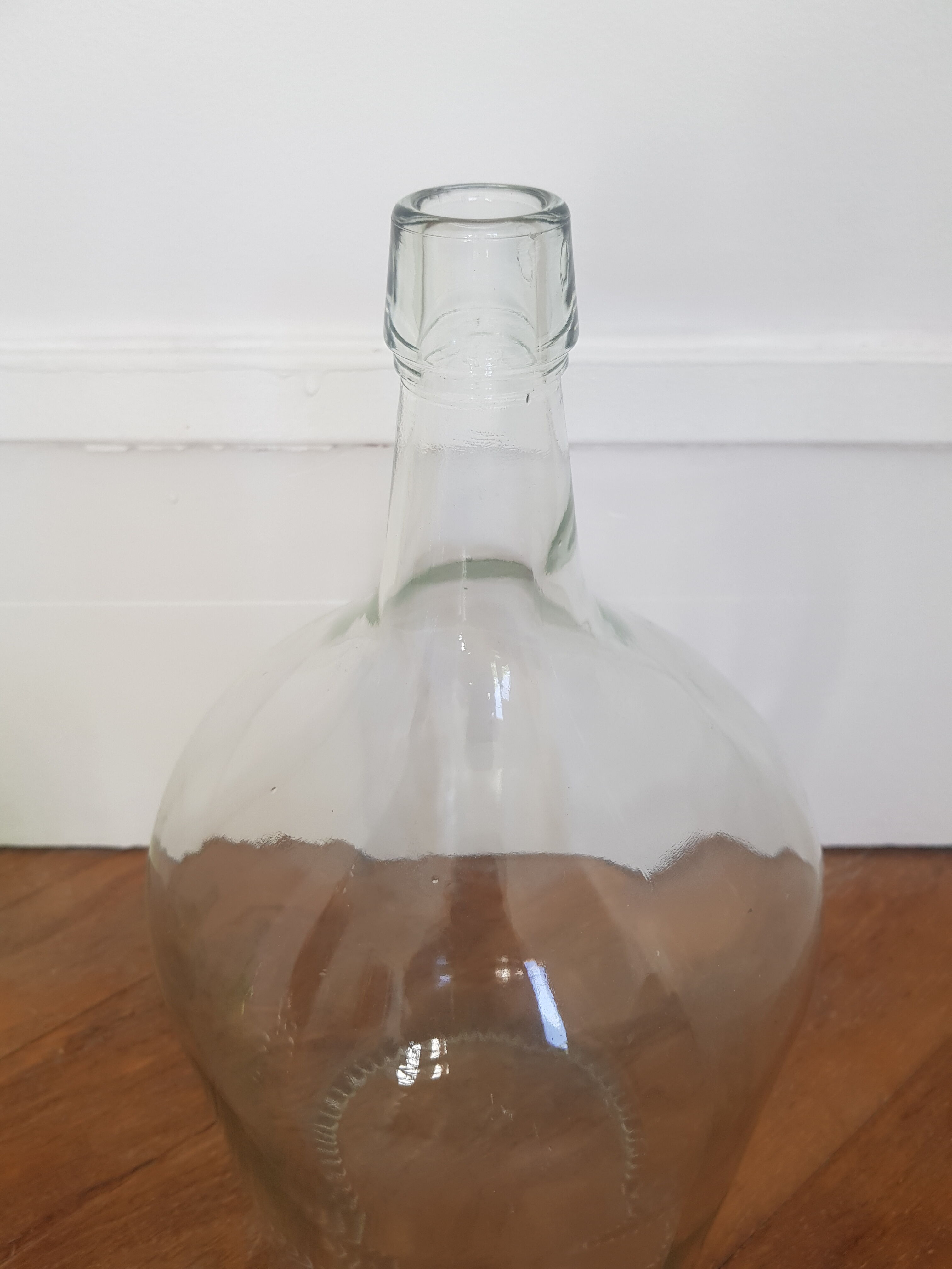 Bonbonne transparente 2 litres