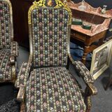 Pair of Napoleon III armchairs, Voltaire style