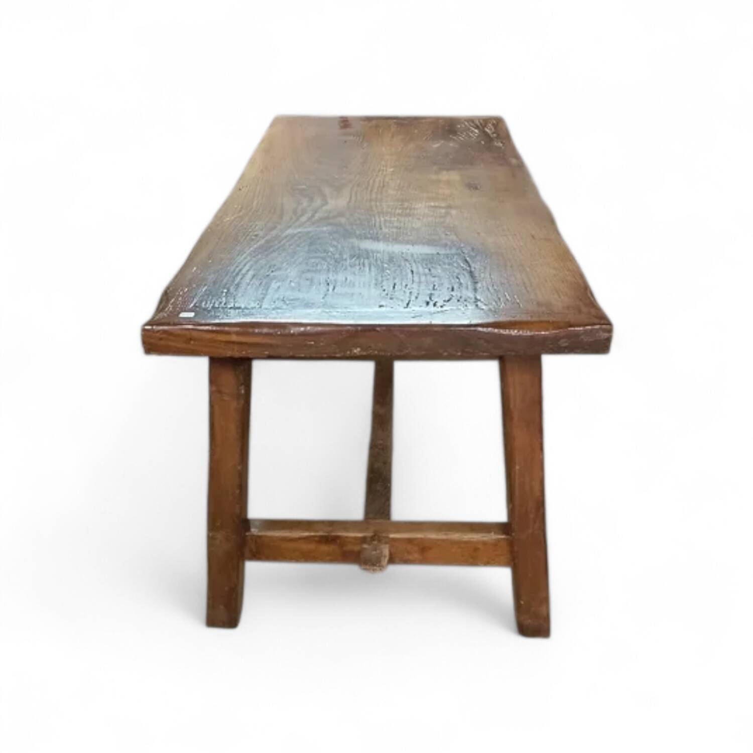 Solid Oak Farm Table - Raw Finish & Thick Top - 164cm