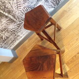 2 former brutalist high stools