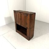 Small antique rustic wardrobe, circa 1880