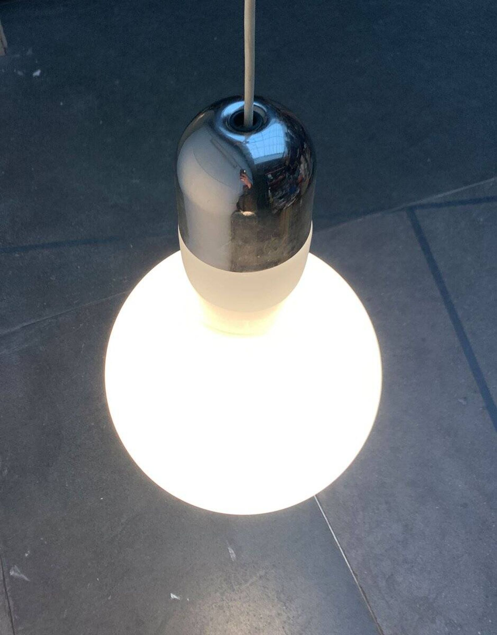 Swiss Minimalist Space Age Pendant Lamp by Temde, 1960s