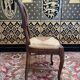 Suite de 6 chaises de style Louis Philippe paillées