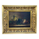 Still life painting with fruit and teapot
