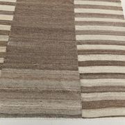 Beige Brown Oversize Vintage Kilim Rug, 322x388Cm