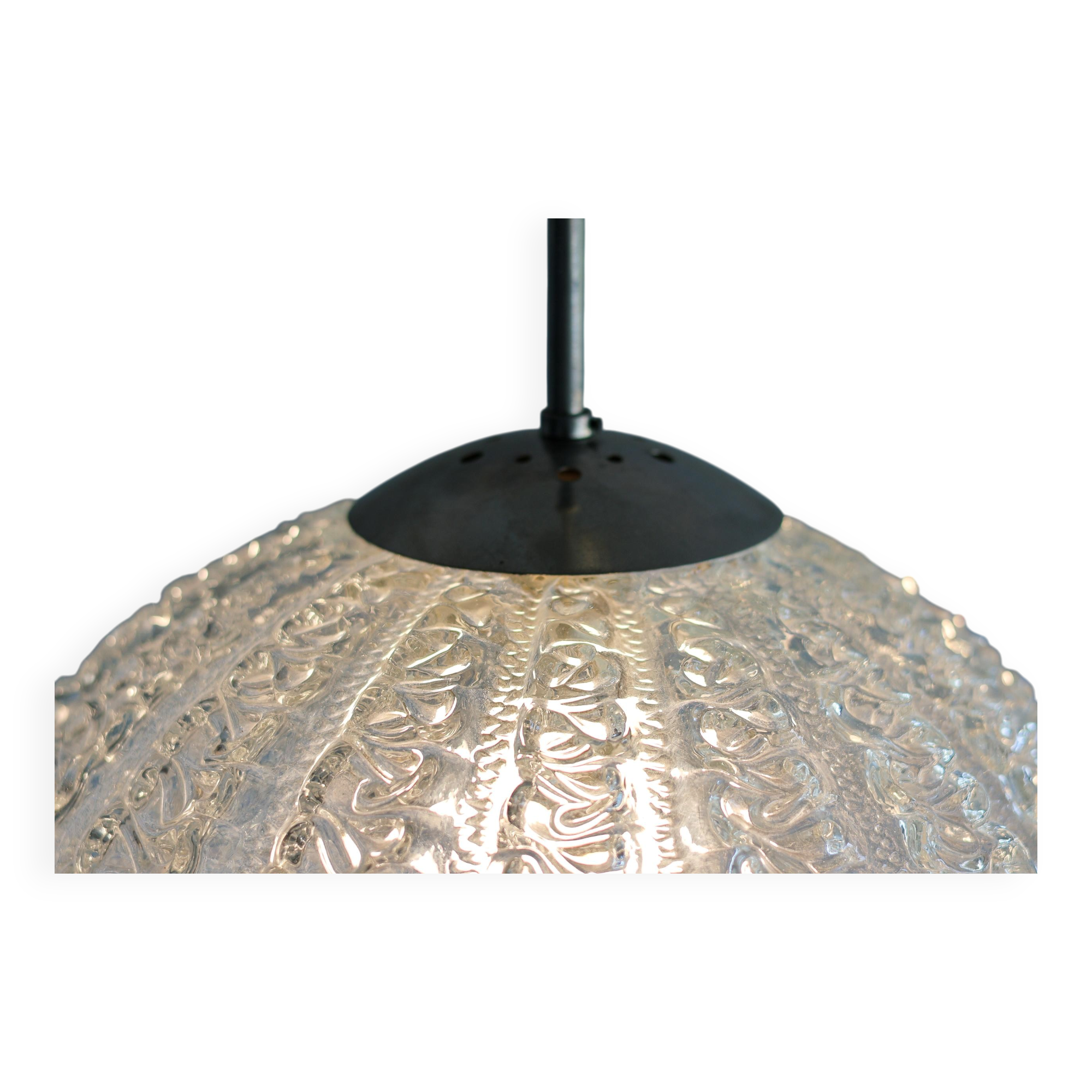 Suspension globe en verre Doria
