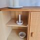 Vintage rattan wardrobe