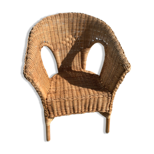 chaise rotin enfant