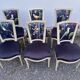 Set of 6 Louis XVI dining chairs