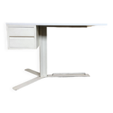 White melamine desk published by Roche&Bobois around 1970.