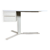 White melamine desk published by Roche&Bobois around 1970.