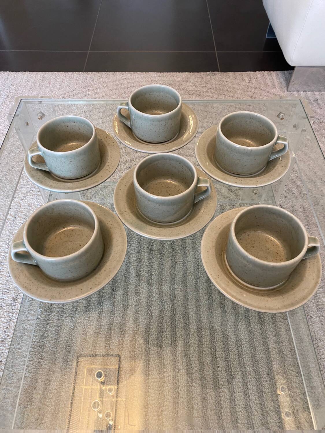 Service à café vintage en porcelaine de Virebent