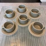 Service à café vintage en porcelaine de Virebent