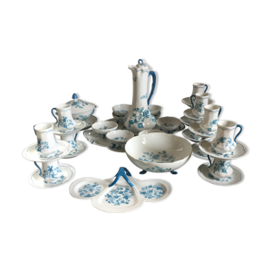 service café porcelaine Limoges art nouveau