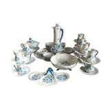 Service café porcelaine Limoges art nouveau