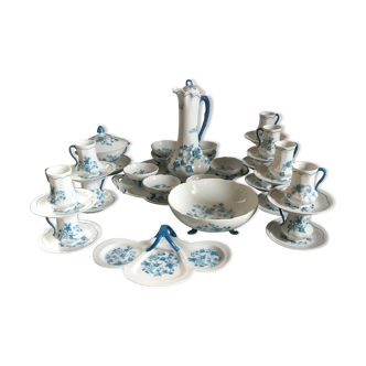 Porcelain coffee service limoges art nouveau